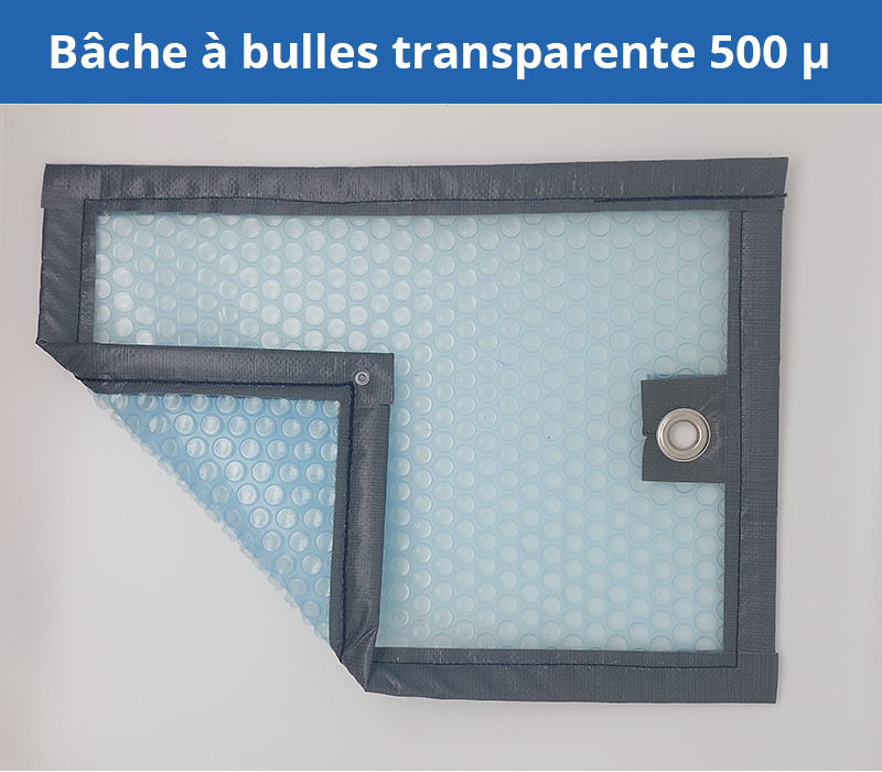Bâche à bulles transparente 500 μ